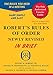 Robert's Rules of Order Newly Revised In Brief, 2nd edition
