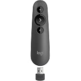 Logitech Wireless Presenter R500s PowerPoint Clicker with Laser Pointer | PowerPoint clicker, presentation clicker
