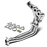 DNA MOTORING HDS-HC88 Stainless Steel 4-2-1 Exhaust Header for Honda D-Series