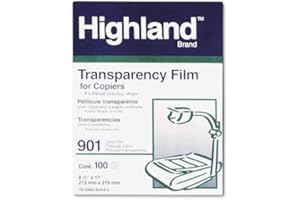 3M HIGHLAND901 8.5inx11in Transparency Film