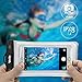 Veckle Waterproof Phone Pouch, 2 Pack Clear TPU Universal Water Proof Cell Phone Pouch Floating Dry Bag Waterproof Case for Smartphones OnePlus 7 iPhone X 8 7 6 Plus Galaxy S8 S7 S6 Beach Black White