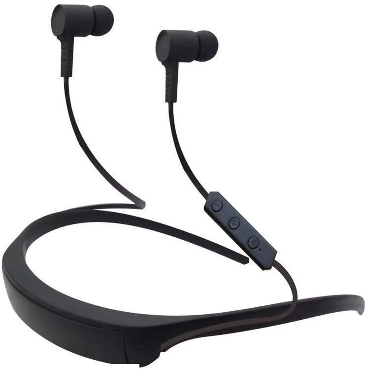 GoSale Oppo F9 Pro Earphone SB2 Wireless Bluetooth in-Ear Headphone Sports Earbud HD Bass-Head Headset Hands-Free Neckband with Mic Noise Isolating Sweat-Proof Jogger