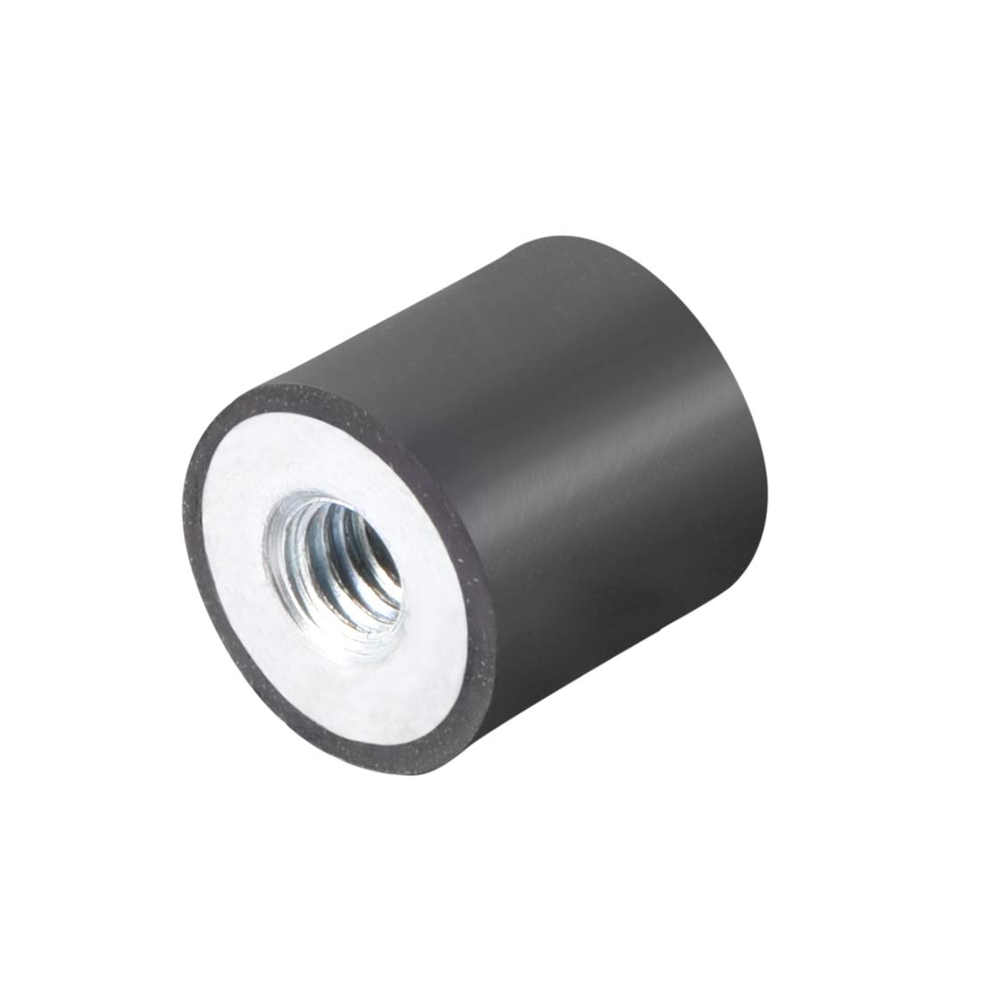 sourcing map 10 x 10mm M4 Thread Female Rubber Mounts,Vibration Isolators,Replaces Anti Vibration Pads Flat Silentblock Base Block 8pcs