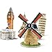 CubicFun 3D Puzzle Architectural Mini Model Kits Collection Toys, New Option B