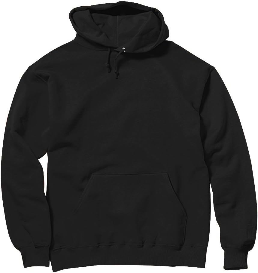 Ten Active Wear Plain Black Heavyweight Pullover Hoodie Blank Hooded Sweatshirt Unisex Men's