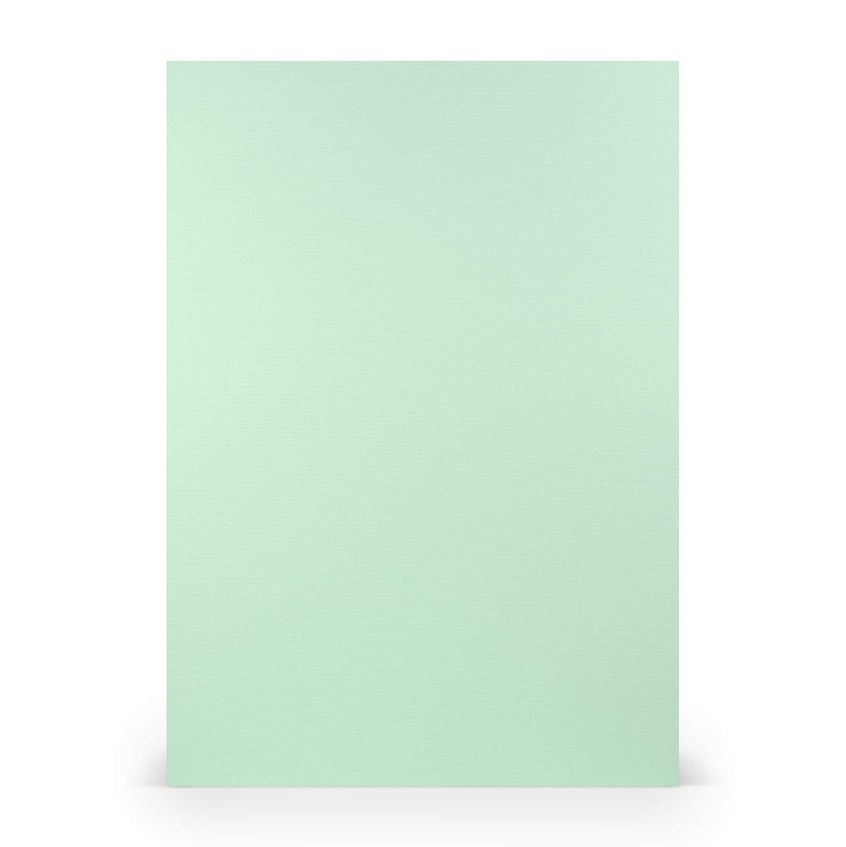 PAPERADO 25x construction paper DIN A4 mint ribbed eucalyptus light green 160 g/m² paper sheets craft paper in 29.7 x 21 cm painting, crafting & printing — image 1