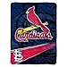 The Northwest Company MLB St. Louis Cardinals Raschel Throw Blanket, 60
