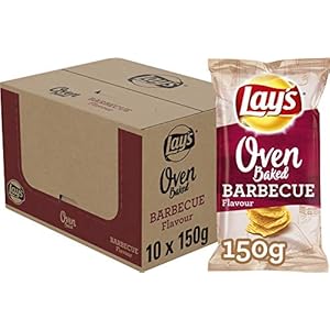 Lay’s Oven Baked Chips Barbecue, Doos 10 stuks x 150 g