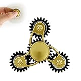 Hatop Hand Spinner, Gear Fidget Hand Spinner Finger EDC ADHD Autism Focus Stress Reliever Toys (D)