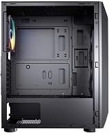 COUGAR MX410 Mesh-G RGB Mid-Tower Case Tempered Glass 4x RGB Fans Airflow view 5