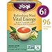 Yogi Tea, Refreshing Mint Vital Energy, 16 Count (Pack of 6)