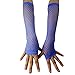 12pcs Set Women's Fingerless Fishnet Gloves Costume Party Accessories (Set A)
