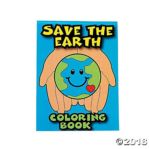 Fun Express Save the Earth Coloring / Sticker / Activity Books - Pack of 24