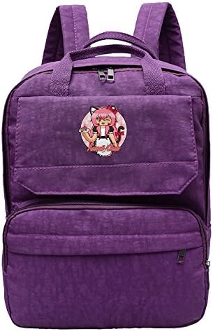 GeGe6 YouTuber Kawaii Chan Oxford Fabric School Travel Backpack For Women