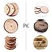 30 pcs 2.4-2.8 inch Natural Wood Slices for Crafts Kit Predrilled with Holes Unfinished Tree Bark Centerpiece Wooden Circles Great for Arts Rustic Coasters Christmas Ornaments DIY Wedding
