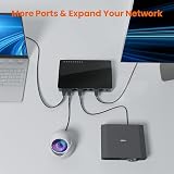 Tenda SG108 8 Port Gigabit Network Switch Ethernet Plug Play Desktop Wall Mount view 5