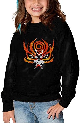 Rocenal Popular Animation Naruto Kurama Children's Crew Neck Sweatshirt
