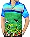 La Leela Men's Aloha Hawaiian Shirt Short Sleeve Button Down Casual Beach Party