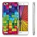 kwmobile TPU silicone case for Huawei GR3 / P8 Lite SMART IMD Design protective cover - soft mobile case Design rainbow cubes