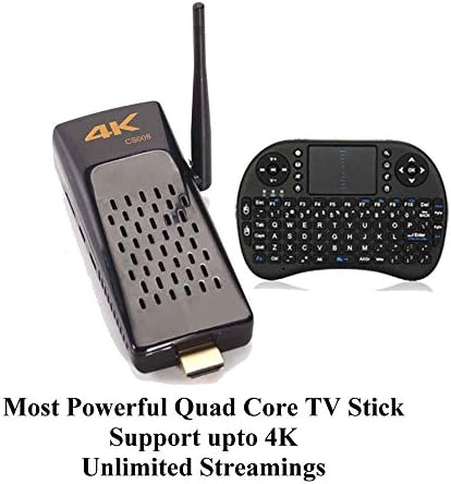 KUKELE Strongest TV STICK Android Media Player [Quad Core RK3288/2GB+8GB/4K/Instruction/Wireless Keyboard]