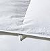 Luxury King Size White Goose Feather Down Comforter,All Seasons Duvet Insert 600 Thread Count Soft 100% Organic Cotton Cover Down Proof,Medium Warth Cozy Duvet with 8 Corner Tabs