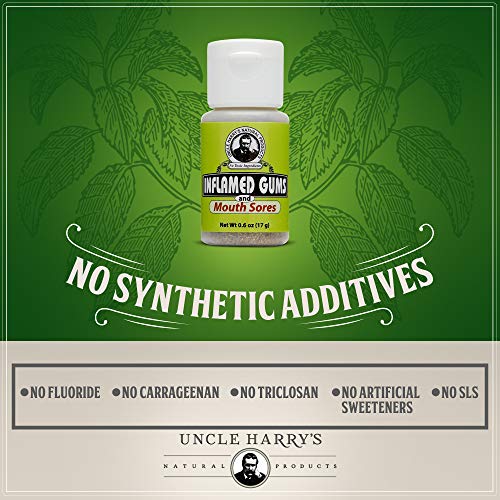 Uncle Harry's Inflamed Gums & Mouth Sores Tooth Powder Powder
