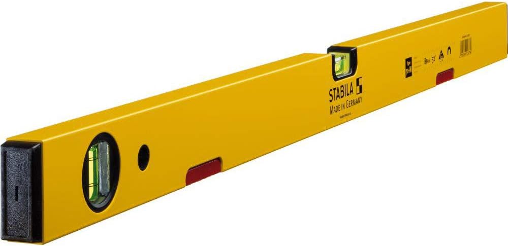 STABILA Magnetic Spirit Level Type 70 M, Yellow, 150 cm
