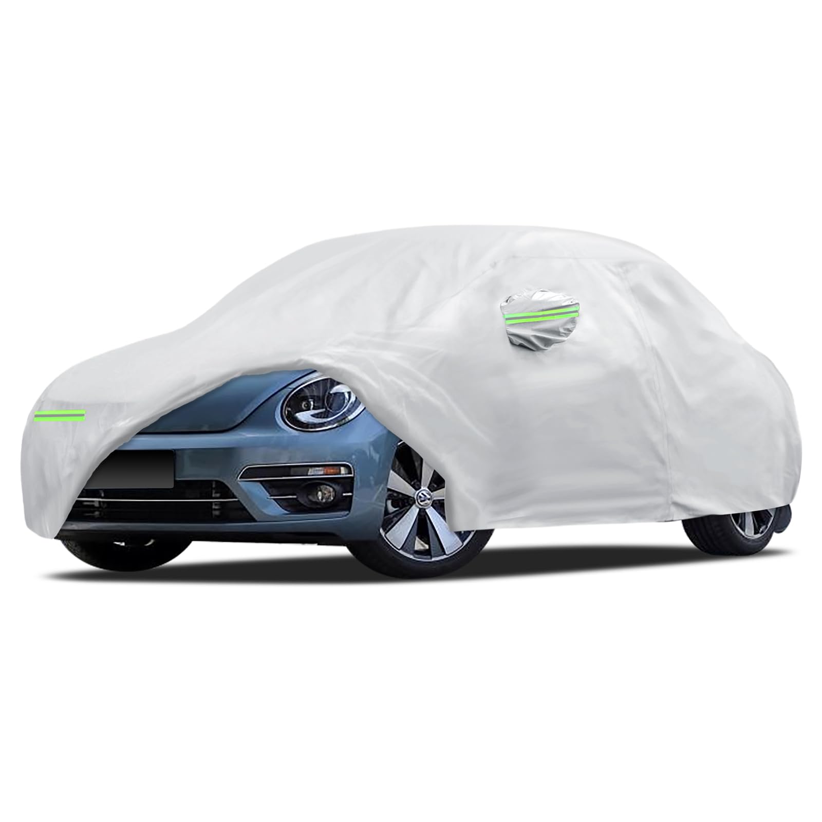 Photo 1 of Car Cover Custom Fit for Volkswagen Beetle 2 Door 1998-2019, Migaven Waterproof Full Exterior Cover Sun Rain Protection with Door Zipper and Cotton Lining
