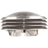 Master Flow GAF 3 in. to 5 in. Aluminium Versa Cap with Adjustable Clamp Design - Heavy Duty Aluminium Construction - 3050