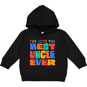 inktastic I've Got the Best Uncle Ever Toddler Hoodie