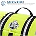 Paws Aboard Dog Life Jacket - Keep Your Canine Safe with a Neoprene Life Vest for Swimming and Boating, Color and Design to Choose - Neon Yellow, Medium