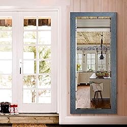 Renditions Gallery Full Length Mirror Gray Wood