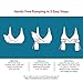 Rumina's Classic Nursing Bra with a built-in Hands-Free Pumping Bra - Nude, S