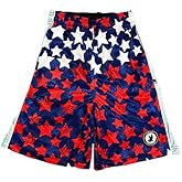 Flow Society Stars Attack Boys Shorts - LAX - Athletic - Basketball - Baseball - Hockey - Football - Lacrosse - Multi