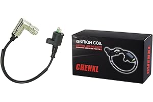 ChenXL Ignition Coil with Metal Spark Plug Cap for 90cc 110cc 125cc 150cc 250cc ATV Quad Dirt Bike Go-Kart | Fits TaoTao, Apollo, Kayo, Coolster, Apollo, Chinese ATV/scooters/Dirt Bike