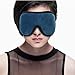 3D Sleep Mask - Lightweight & Comfortable Eye Mask - Blindfold Eye Shield with Ear Plugs,Travel Pouch - For Men Women Kids Who are on Airplane, Office and Bed - A Perfect Gift For Eyes(Blue)