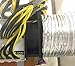Antminer S15 T15 S9 S9i E3 T9 L3+ D3 A3 V9 X3 120mm Fan Duct Cooling Shroud to 6 Inch Vent Hose
