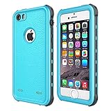 iPhone 5 5S SE Waterproof Case, iThrough 【New】 iPhone 5 5S SE Underwater Case/2M, Shockproof Dirtproof Snowproof Rain Proof, Heavy Duty Full Protection Phone Case Cover for iPhone 5 5S SE