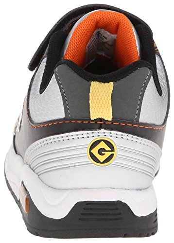 Despicable Me Googly-Eye Athletic Shoe Sneaker, Silver, 1 Child US Little Kid