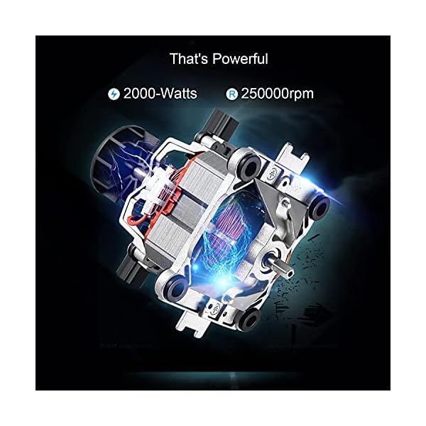 Blender-Smoothie-Makers-2000W-Food-Processor-with-8-Adjustable-Speed-4-Preset-Programs-Removable-Stirring-Rod-2-Litre-BPA-Free-Jug-8-Sharp-Blades-with-30000-RPM-High-Speed-for-Ice-Nut-Fruit-Vegetable Blender Smoothie Makers 2000W Food Processor with 8 Adjustable Speed 4 Preset Programs Removable Stirring Rod 2 Litre…