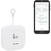 YoLink Smart Outdoor Temperature & Humidity Sensor, Hygrometer, Thermometer, 1000' Long Range, 2+ Years Battery Life, Remote 