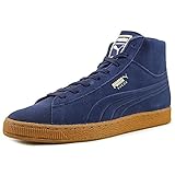 PUMA Men's Mid Emboss Mixed Rubber Suede Ankle-High Fashion Sneaker