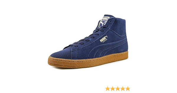 puma suede mid emboss