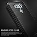 LG G6 / G6 Plus Case, Ringke [Onyx] Fine Brushed Metal Design [Flexible & Slim] Detailed Edgy Carbon-Fiber Trim Dynamic Durable Anti-Slip TPU Impact Shock-Absorbent Case - Black