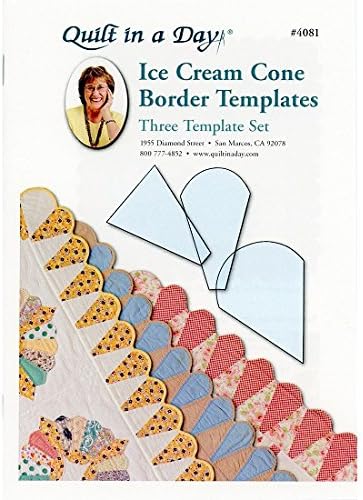 Amazon Com Ice Cream Cone Border Templates Set Of 3