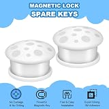 HOTUT Magnetic Cupboard Locks 2 Keys Child Safety No Tools Needed view 5