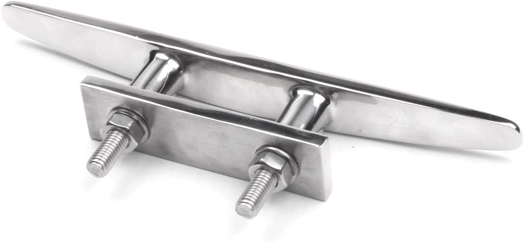 Vakocean 316 Stainless Steel 6" Open Base Boat Cleat Pack of 2 : Sports & Outdoors