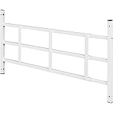 Prime-Line 3-Bar Window Security Grill, Adjustable 23-1/2 to 38 in., White | 23-1/2 In. to 38 In., Home Security, Child Safety