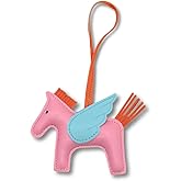 UGOOOSI Fly Horse Purse Charms Women Cute Designer Keychain Leather Bag Charms for Handbags Tote Bag Accessories Charm Trendy