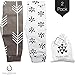 Kaydee Baby Modern Organic Infant Toddler Leggings for Boys and For Girls (Arrows) - Set of 2 Gift Set (12-18 Months)